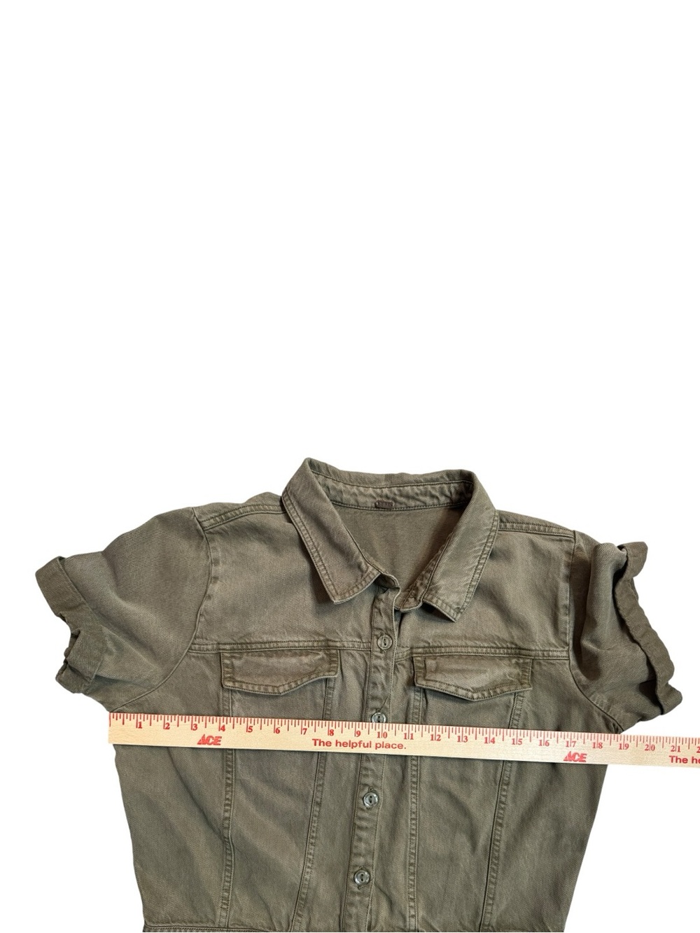 Young Fabulous & Broke Henry Utility Jumpsuit Olive Green Medium - Picture 6 of 13
